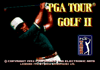 Заставка игры PGA Tour Golf II